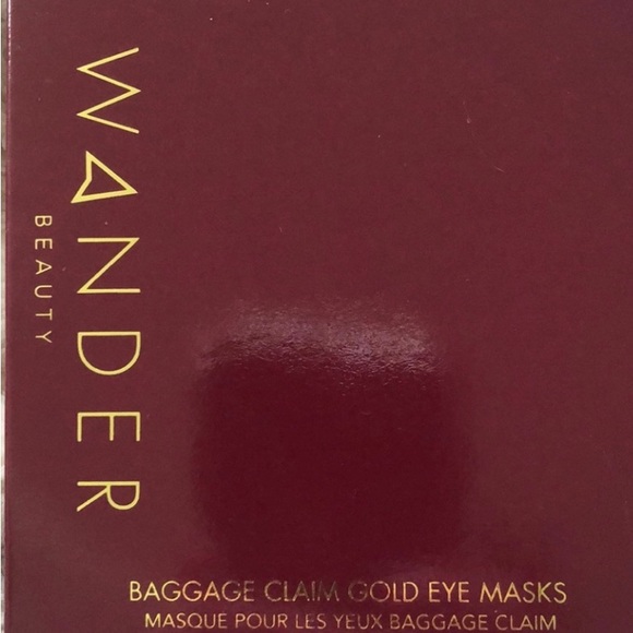 Wander Baggage Claim Gold Eye Masks - Picture 3 of 3